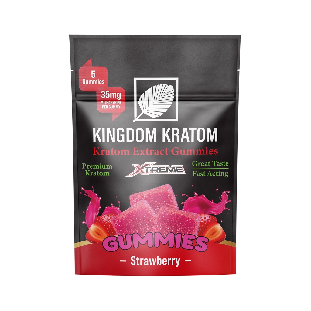 Xtreme Kratom Gummies - Strawberry